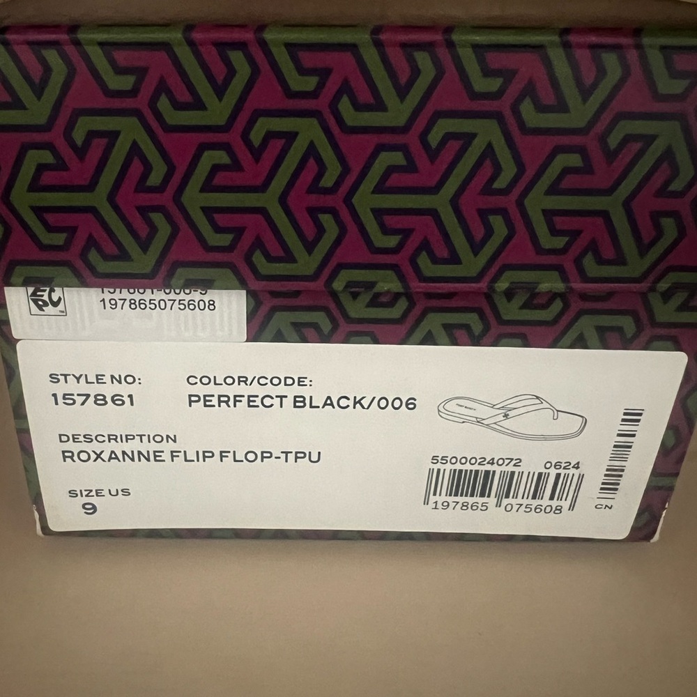 Tory Burch Roxanne Flip Flop - black
Size 9 
Never worn brand new - Picture 5 of 5